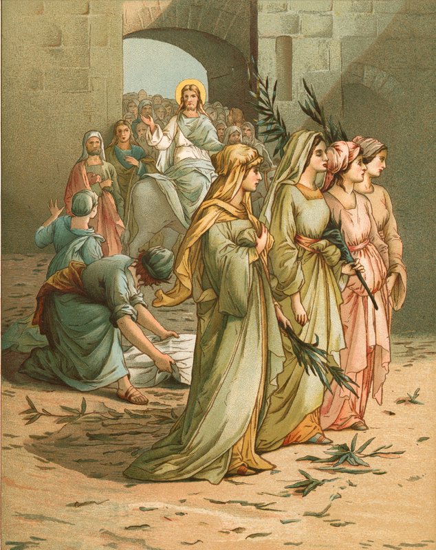 Krisztus Jeruzsálembe érkezik alkotó: John Lawson