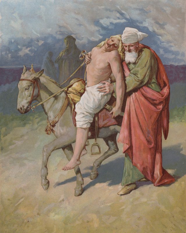 Az irgalmas szamaritánus alkotó: John Lawson