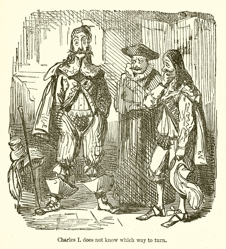 I. Károly nem tudja, merre kell fordulni alkotó: John Leech