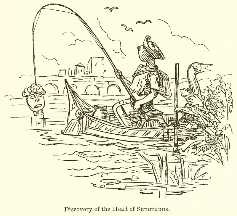 A Summanus fejének felfedezése alkotó: John Leech
