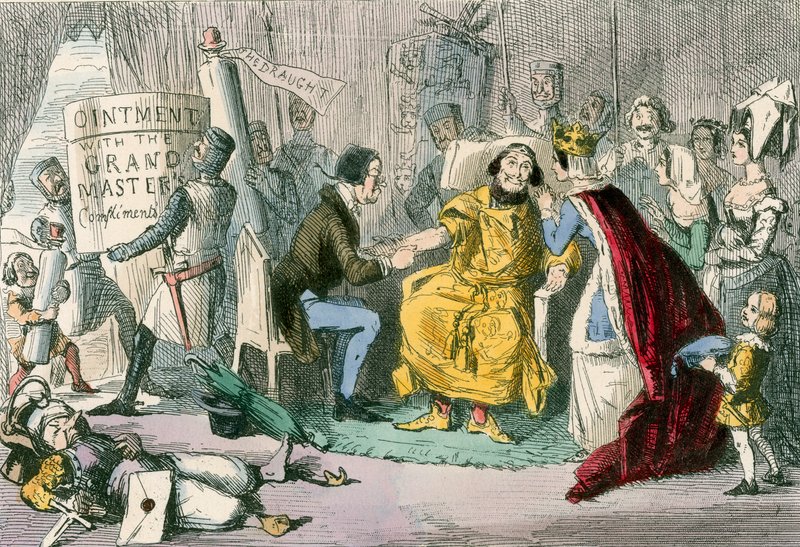 Edward karja orvosi tanácsadóinak kezében alkotó: John Leech