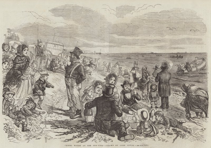 Nyolc óra a tenger partján alkotó: John Leech