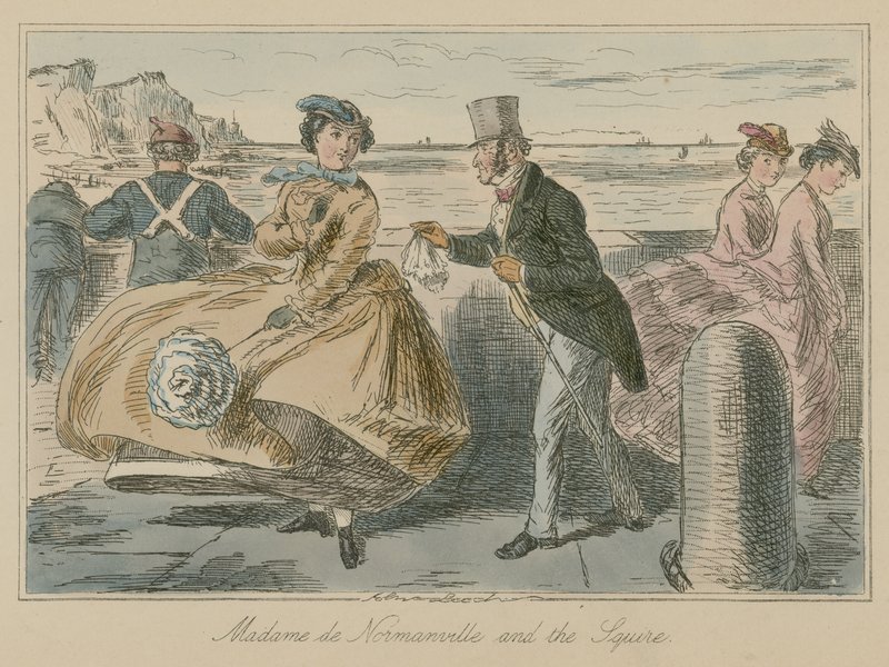 Madame de Normanville és a Squire alkotó: John Leech