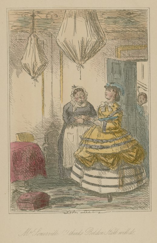 Mrs. Somerville szerint Beldon Hall megteszi. alkotó: John Leech