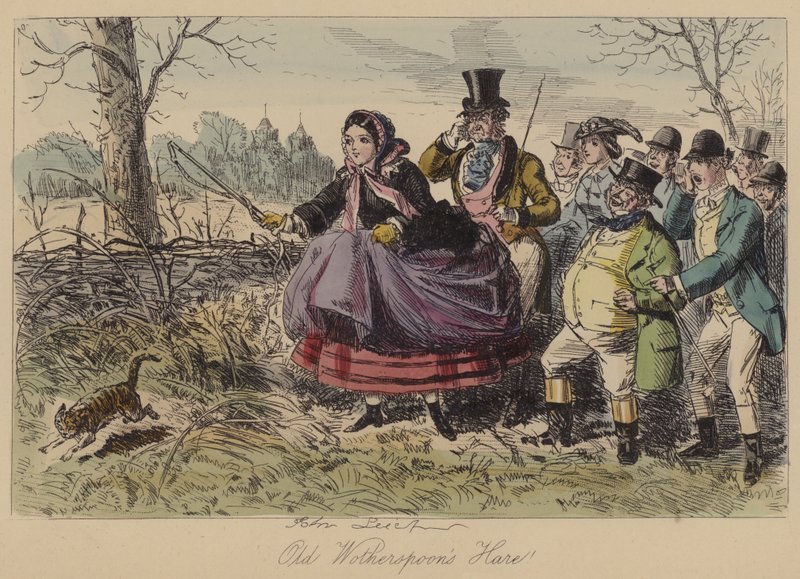 Old Wotherspoons Hare! alkotó: John Leech