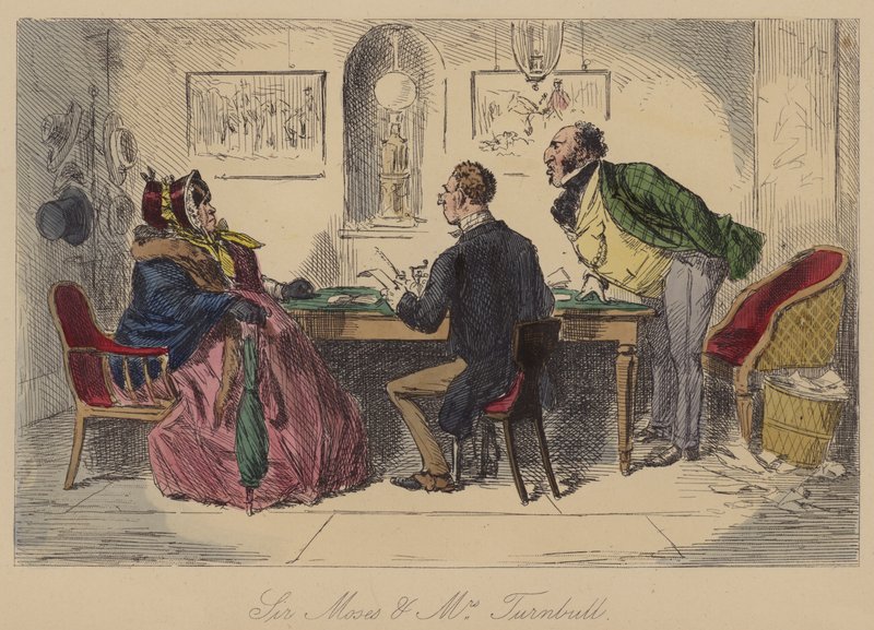 Sir Moses és Mrs Turnbull alkotó: John Leech