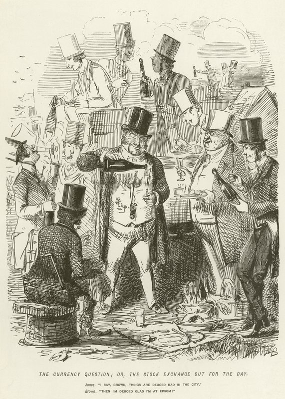 A valutakérdés; vagy a tőzsde ki a napra alkotó: John Leech