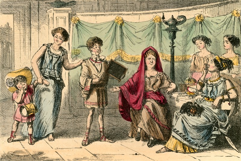 A Gracchi anyja alkotó: John Leech