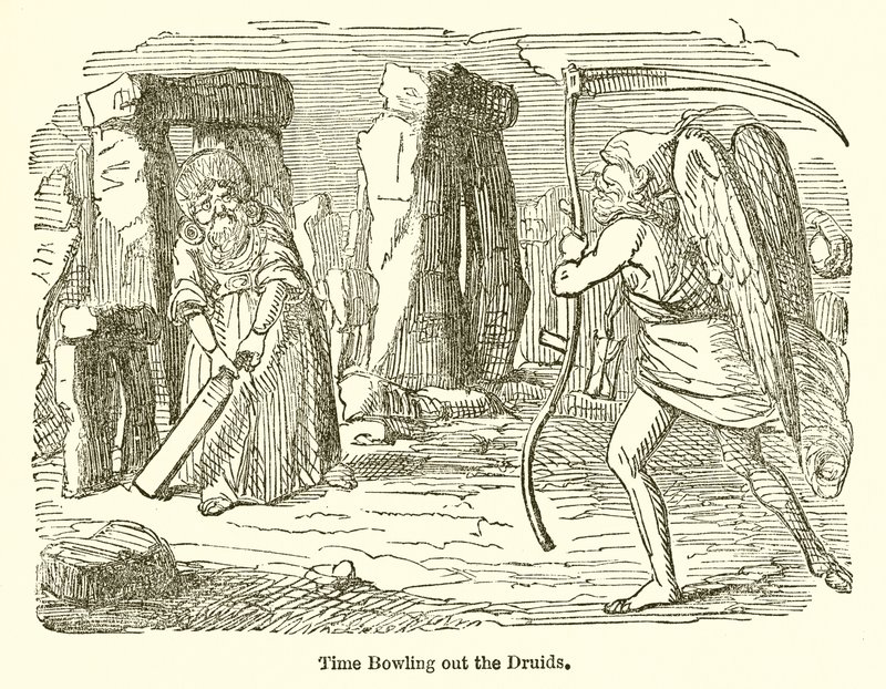 Idő Bowling ki a druidák alkotó: John Leech