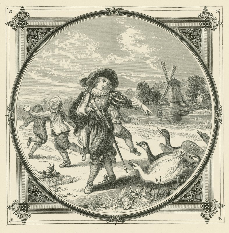 A liba jól sziszeg, de nem harap (metszet) alkotó: John Leighton