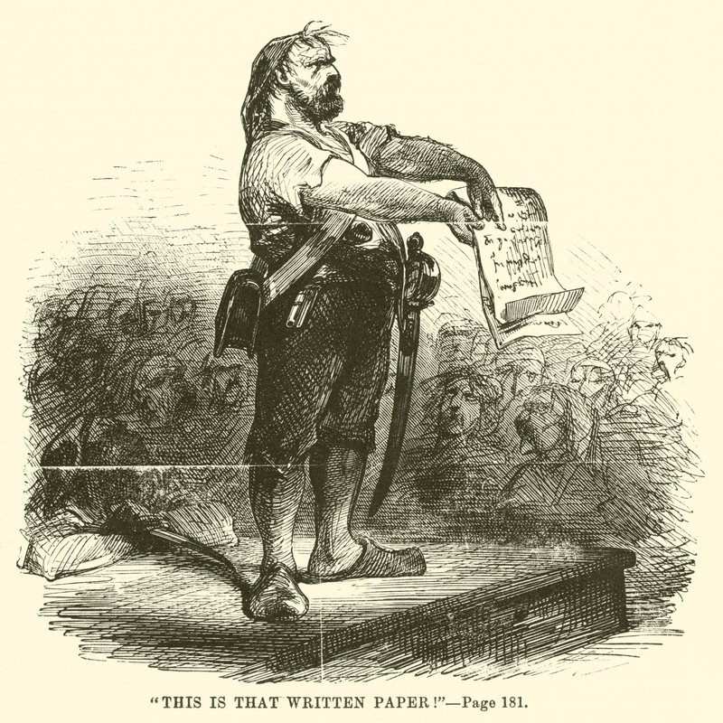 Illusztráció: Charles Dickens meséje két városról alkotó: John McLenan