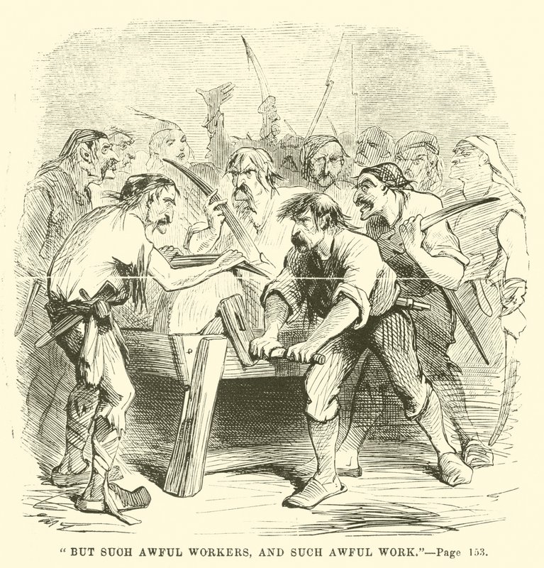 Illusztráció: Charles Dickens meséje két városról alkotó: John McLenan