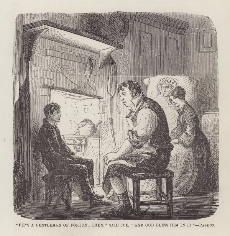 Illusztráció a nagy elvárásokhoz alkotó: John McLenan