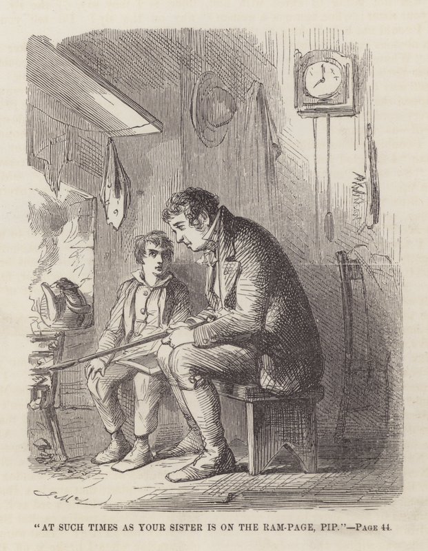 Illusztráció a nagy elvárásokhoz alkotó: John McLenan