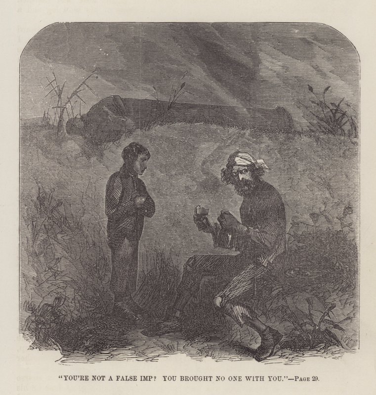Illusztráció a nagy elvárásokhoz alkotó: John McLenan