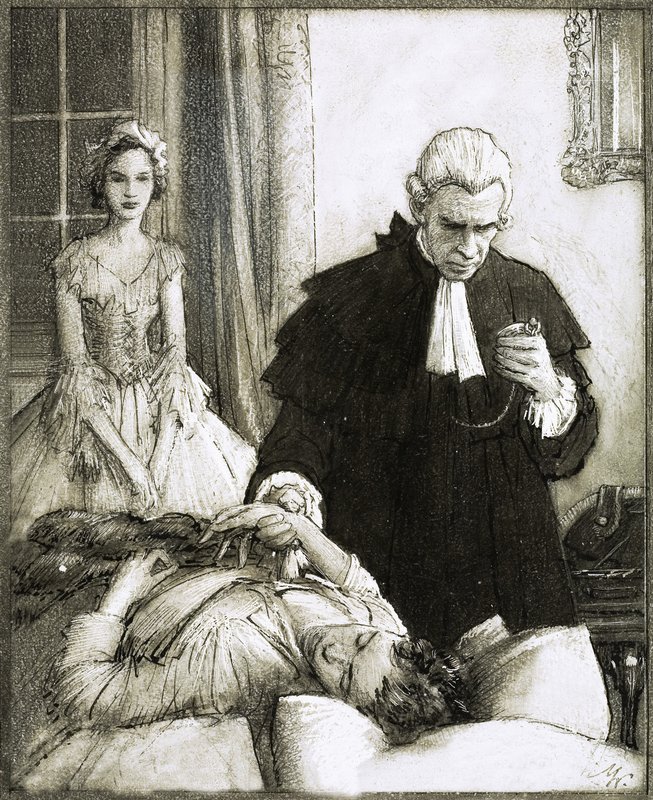 Szóval ezért... Az orvosokat orvosoknak hívják, de a sebészeket uraknak. alkotó: John Millar Watt