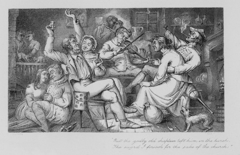 Robert Burns: Jolly Beggars (metszet) alkotó: John Moyr (attr.to) Smith