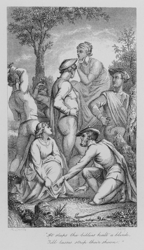 Robert Burns: A szent vásár (metszet) alkotó: John Moyr (attr.to) Smith