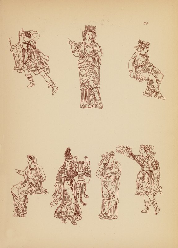 Ókori görög női viselet (litográfia) alkotó: John Moyr Smith