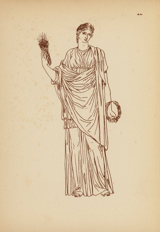 Ókori görög női viselet (litográfia) alkotó: John Moyr Smith