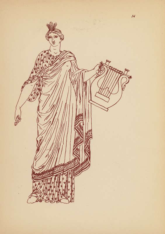 Ókori görög női viselet (litográfia) alkotó: John Moyr Smith