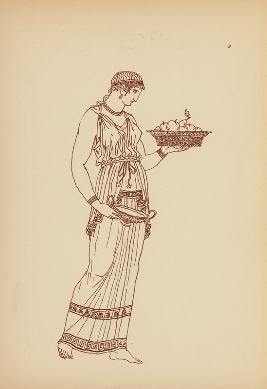 Ókori görög női viselet (litográfia) alkotó: John Moyr Smith