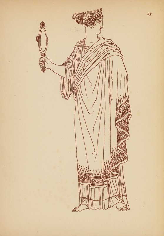 Ókori görög női viselet (litográfia) alkotó: John Moyr Smith