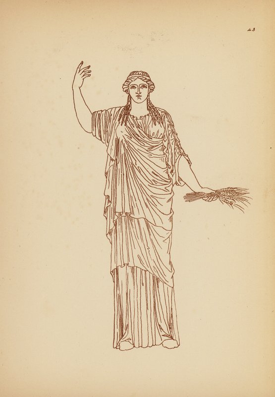Ókori görög női viselet (litográfia) alkotó: John Moyr Smith