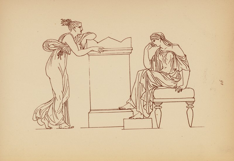 Ókori görög női viselet (litográfia) alkotó: John Moyr Smith