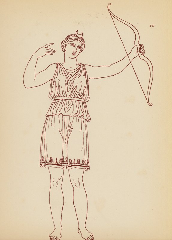 Ókori görög női viselet (litográfia) alkotó: John Moyr Smith