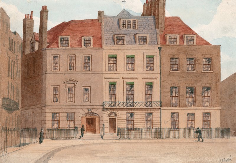 Vörös Oroszlán tér, Holborn, London. 22., 23. és 24. sz alkotó: John Phillipp Emslie