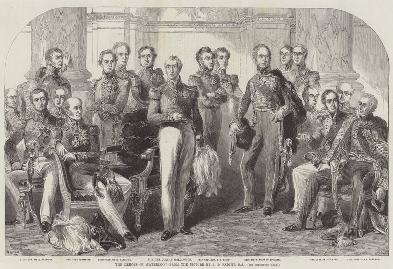 Waterloo hősei alkotó: John Prescott Knight