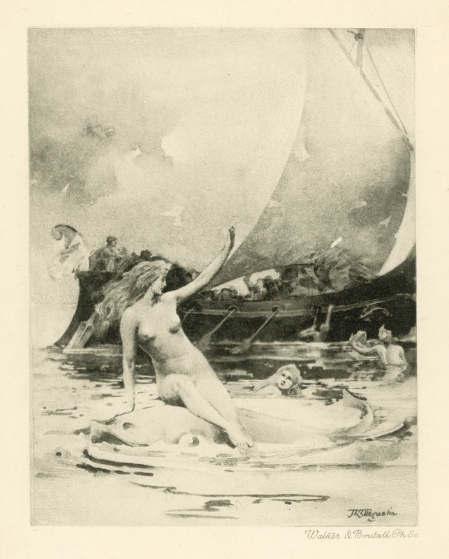 Illusztráció Catullus verseihez (mélynyomás) alkotó: John Reinhard Weguelin