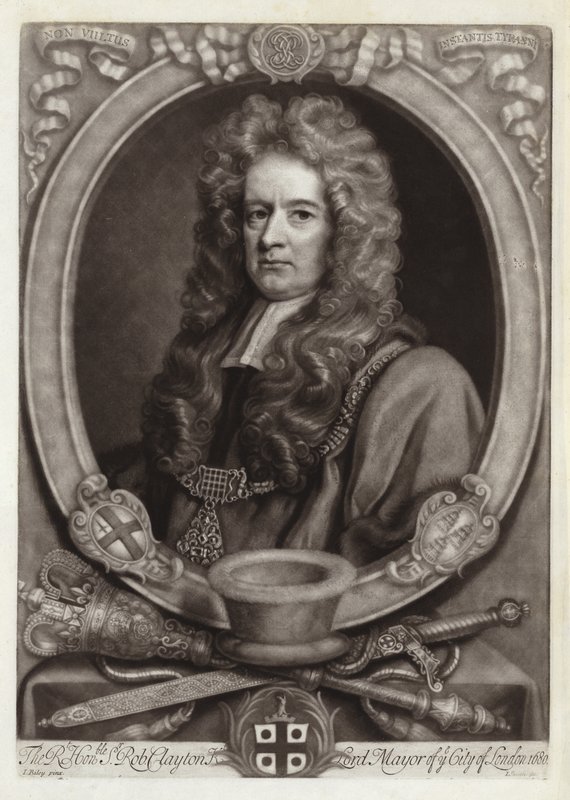 Sir Robert Clayton portréja alkotó: John Riley