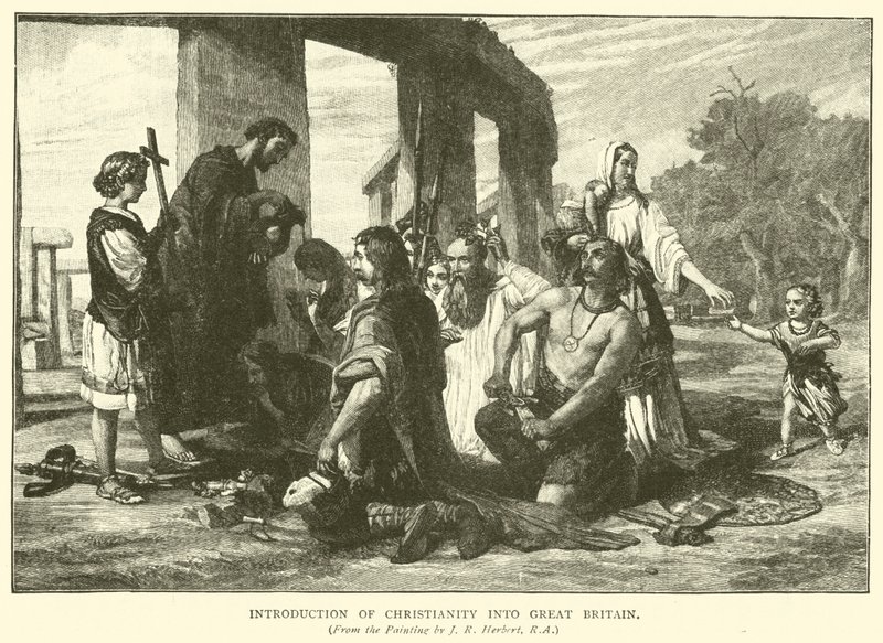 A kereszténység bevezetése Nagy-Britanniába alkotó: John Rogers Herbert