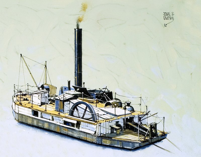 A Bertha, egy 1844-es kotróhajó alkotó: John S. Smith
