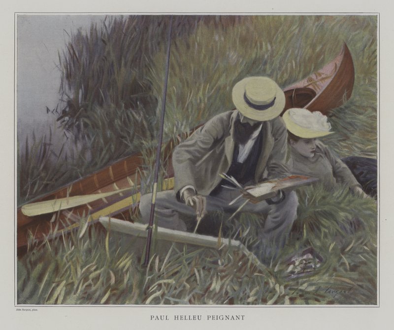 Paul Helleu festmény (Paul Helleu festmény) alkotó: John Singer after Sargent