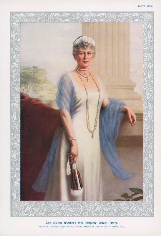 Mária királynő, V. György király hitvese, VIII. Edward és VI. György anyja alkotó: John St. Helier Lander