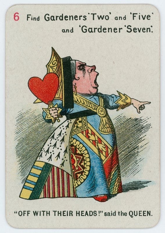 El a fejükkel! - mondta a királyné alkotó: John Tenniel