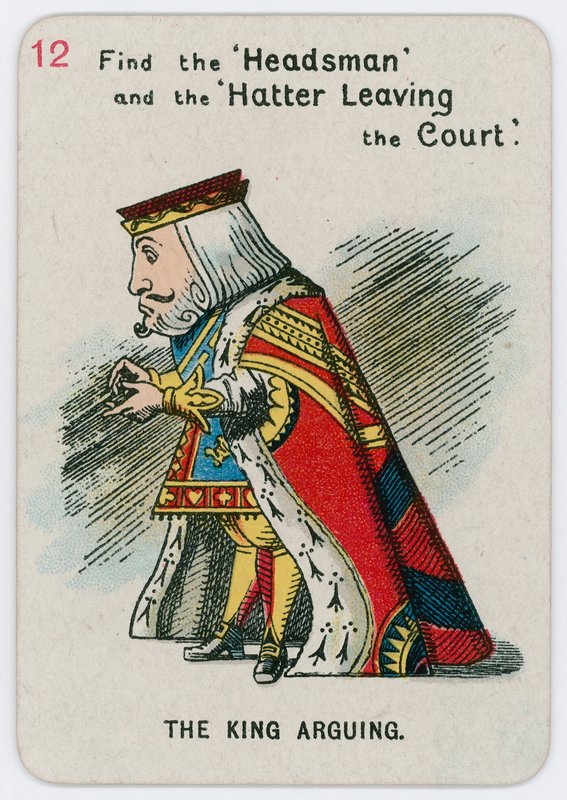 A király vitatkozik alkotó: John Tenniel