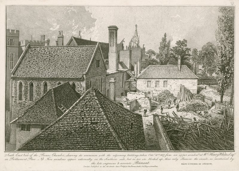 Délkeleti kilátás a hercegi kamrára alkotó: John Thomas Smith