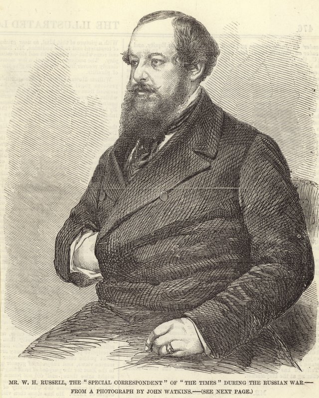 Sir William Howard Russell portréja alkotó: John Watkins