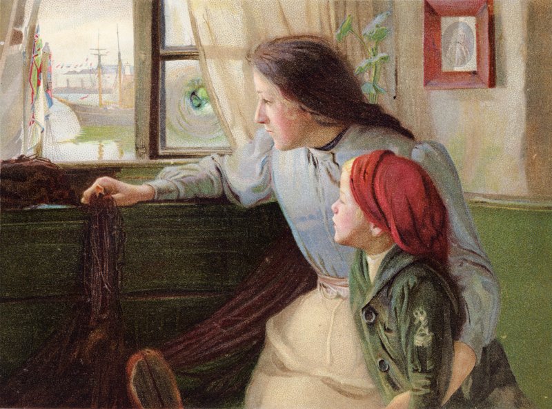 A király haditengerészete (színes litó) alkotó: John William Allison