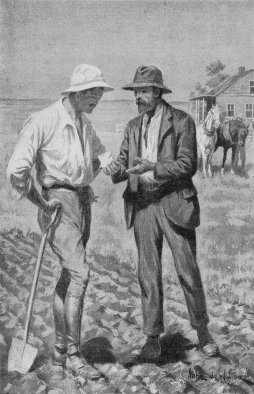 Dr. Charles Saunders tartja a kezében az első Marquis Wheat-et alkotó: John de Walton