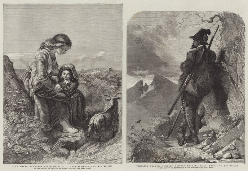 A Vízfestők Társaságának kiállítása alkotó: Joseph John Jenkins