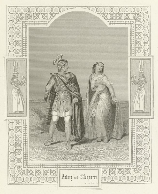 Antonius és Kleopátra, IV. felvonás, X. jelenet alkotó: Joseph Kenny Meadows