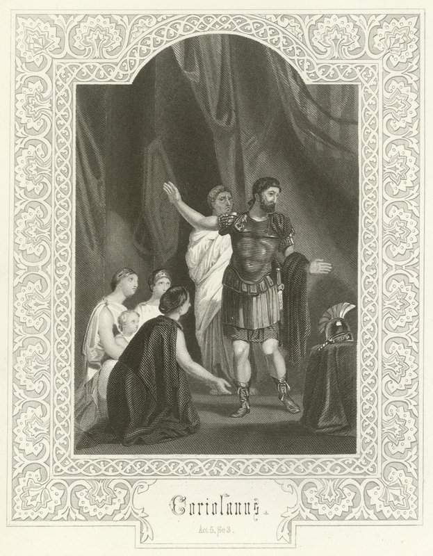 Coriolanus, V. felvonás, III. jelenet alkotó: Joseph Kenny Meadows