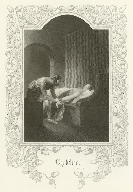 Cymbeline, II. felvonás, II. jelenet alkotó: Joseph Kenny Meadows