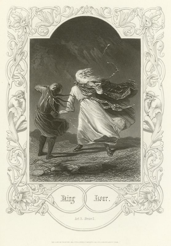 Lear király, III. felvonás, II. jelenet alkotó: Joseph Kenny Meadows