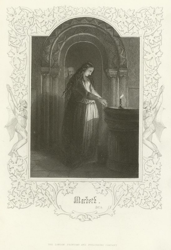 Macbeth, V. felvonás alkotó: Joseph Kenny Meadows